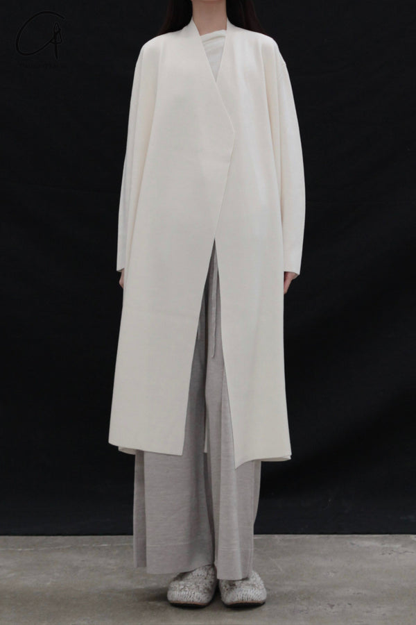 SWAYING 25 Early Spring Profile Knitted Windbreaker Series SW-SW25PS1T11-MIBAI Off-white SW25PS1T11